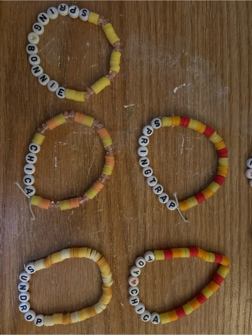 Custom Kids Multicolor Beaded Name Bracelet - Assorted Colors